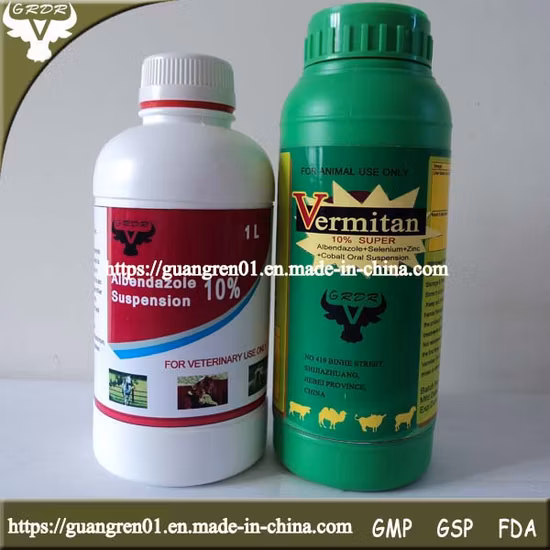 Albendazol + Se Suspensão Oral 500ml/1000m Medicamento Veterinário para Gado Ovino Cabra Cavalo Aves Uso